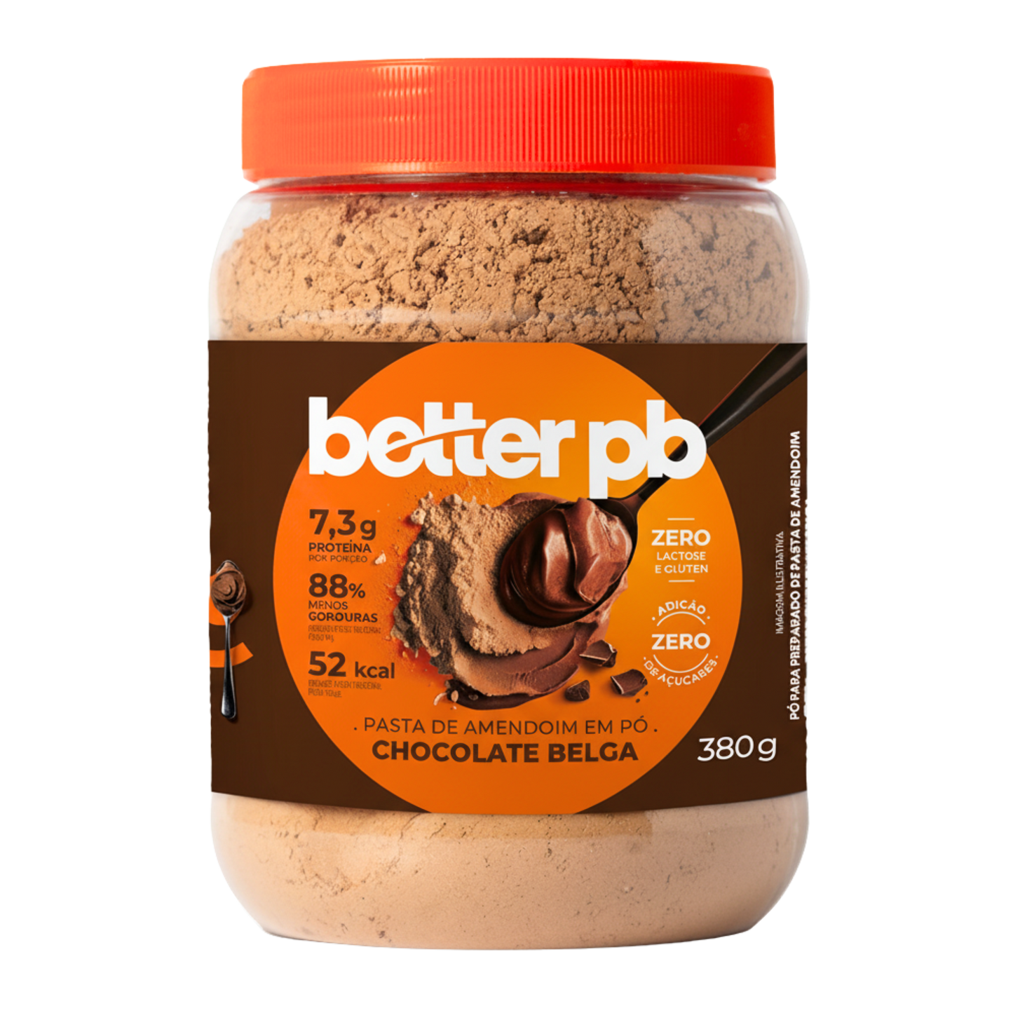 Pasta de Amendoim em Pó Chocolate Belga