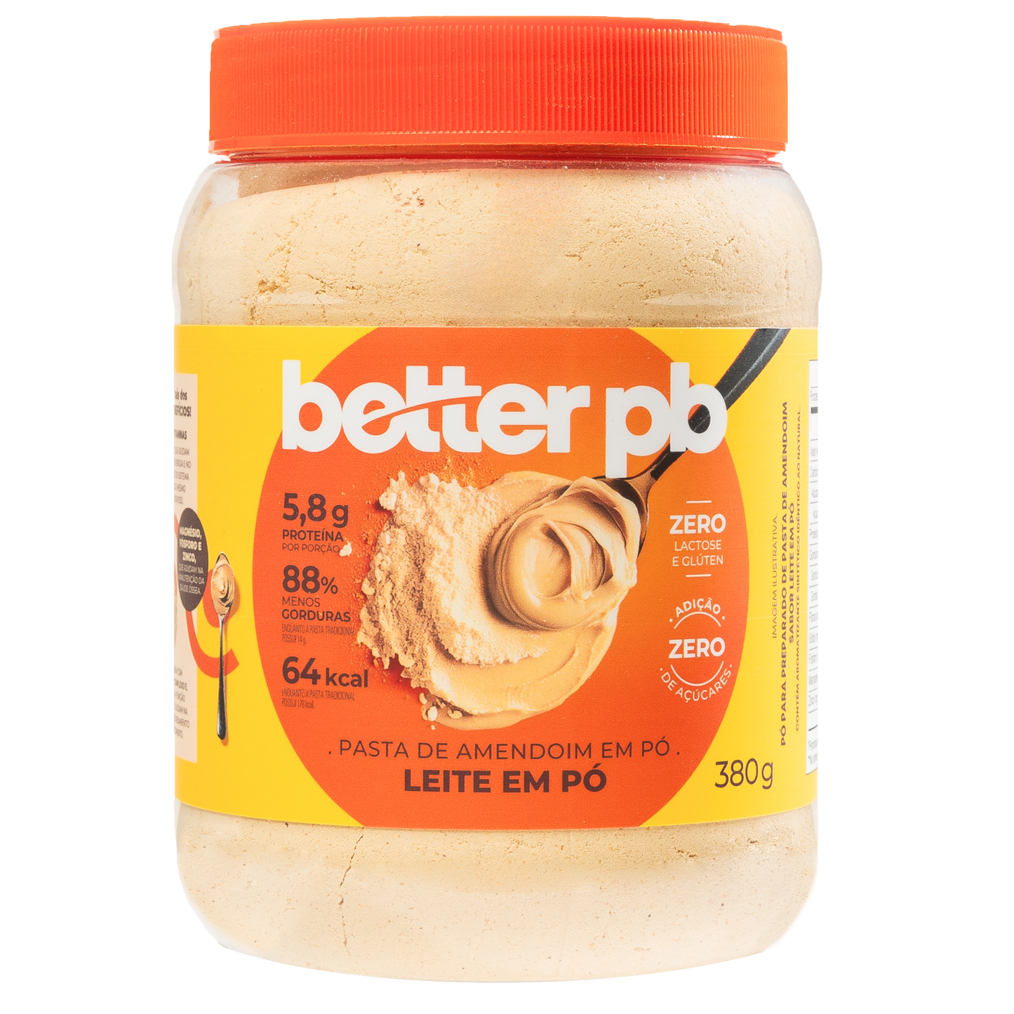 Pasta de Amendoim em Pó Leite em Pó