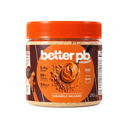 Pasta de Amendoim em Pó Crunch Caramelo Salgado - 210g