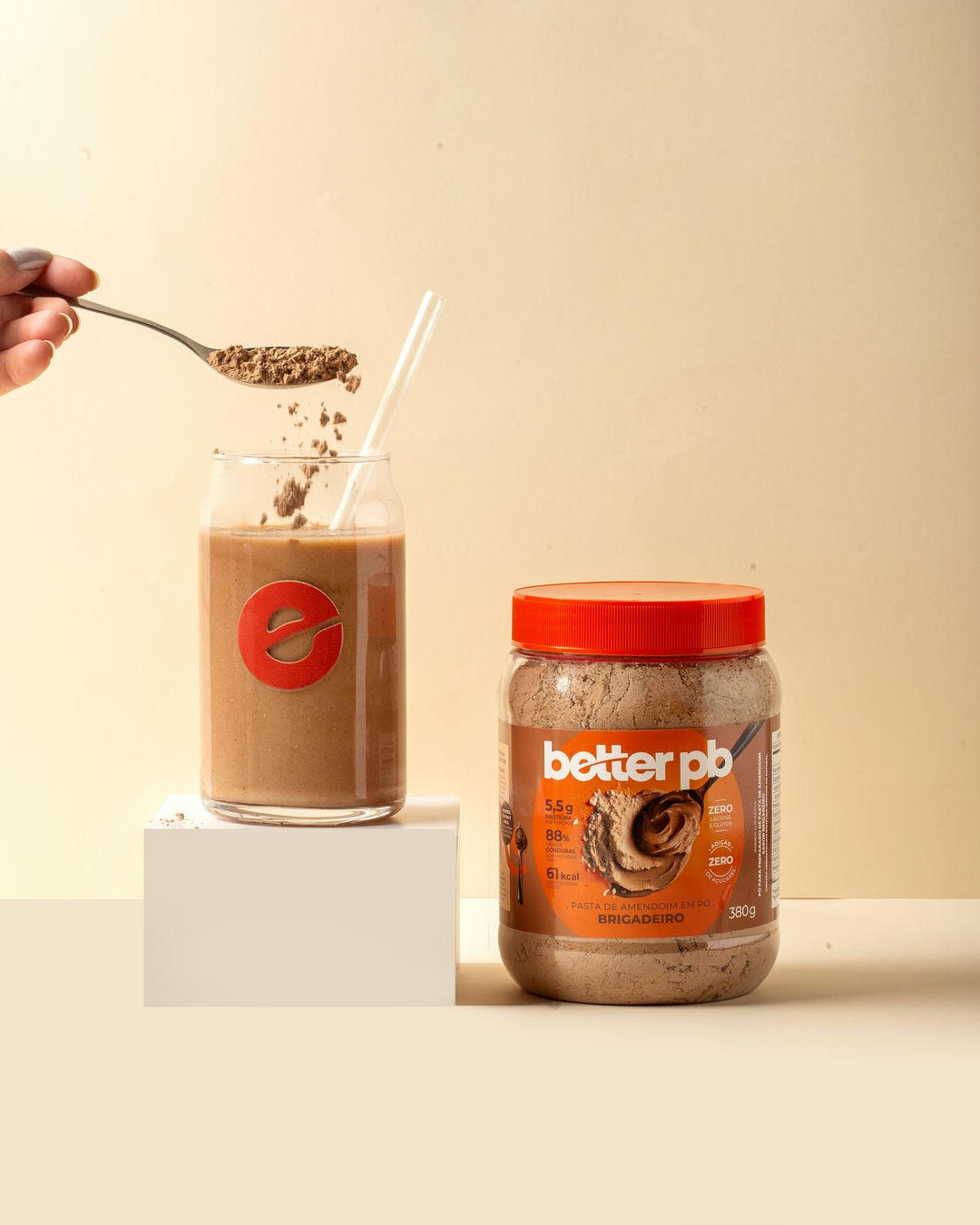 Pasta de Amendoim em Pó Brigadeiro