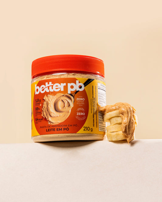 Pasta de Amendoim em Pó Leite em Pó