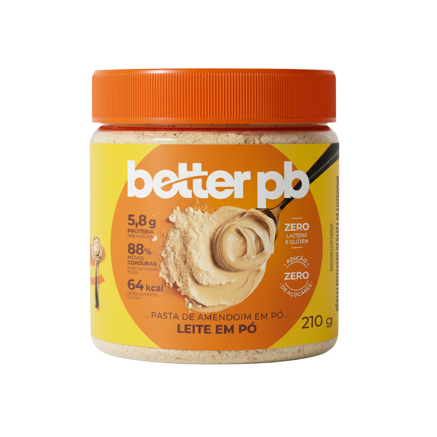 Pasta de Amendoim em Pó Leite em Pó