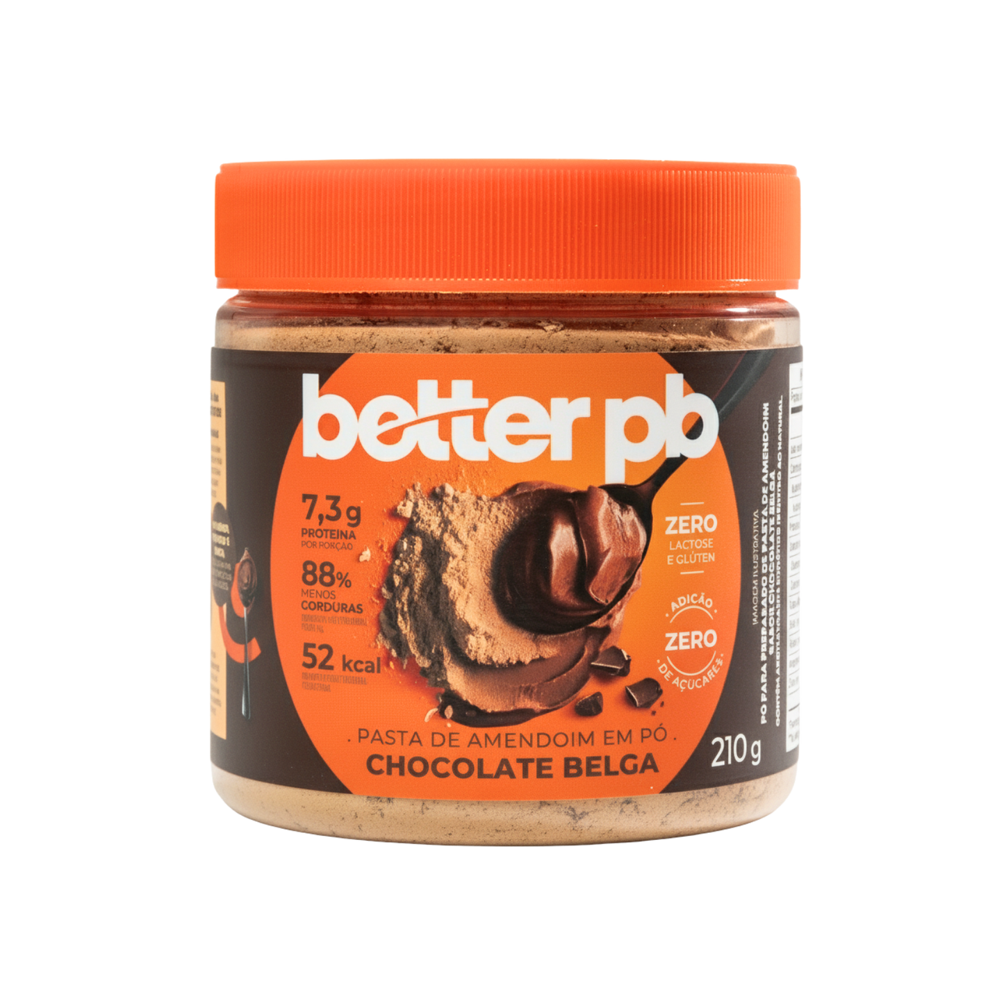 Pasta de Amendoim em Pó Chocolate Belga