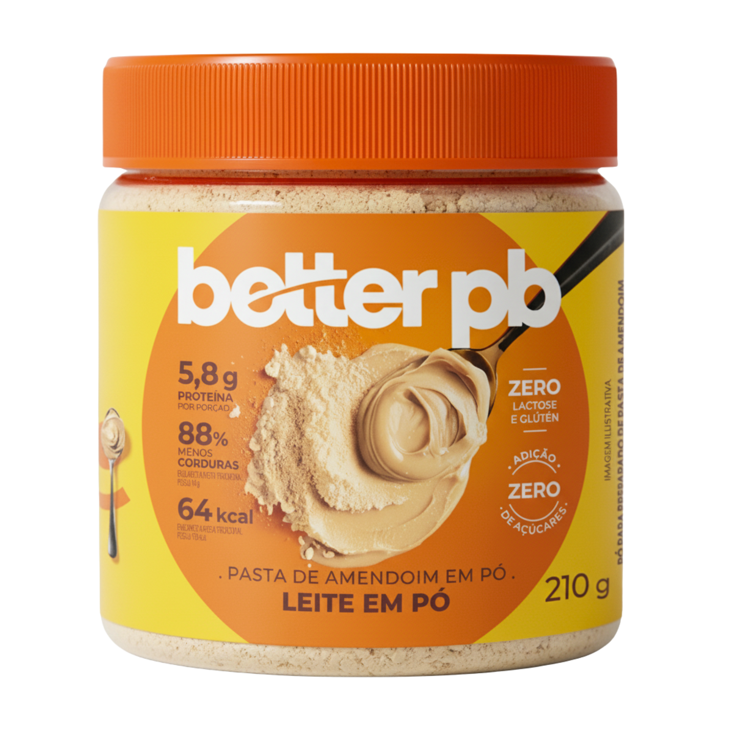 Pasta de Amendoim em Pó Leite em Pó