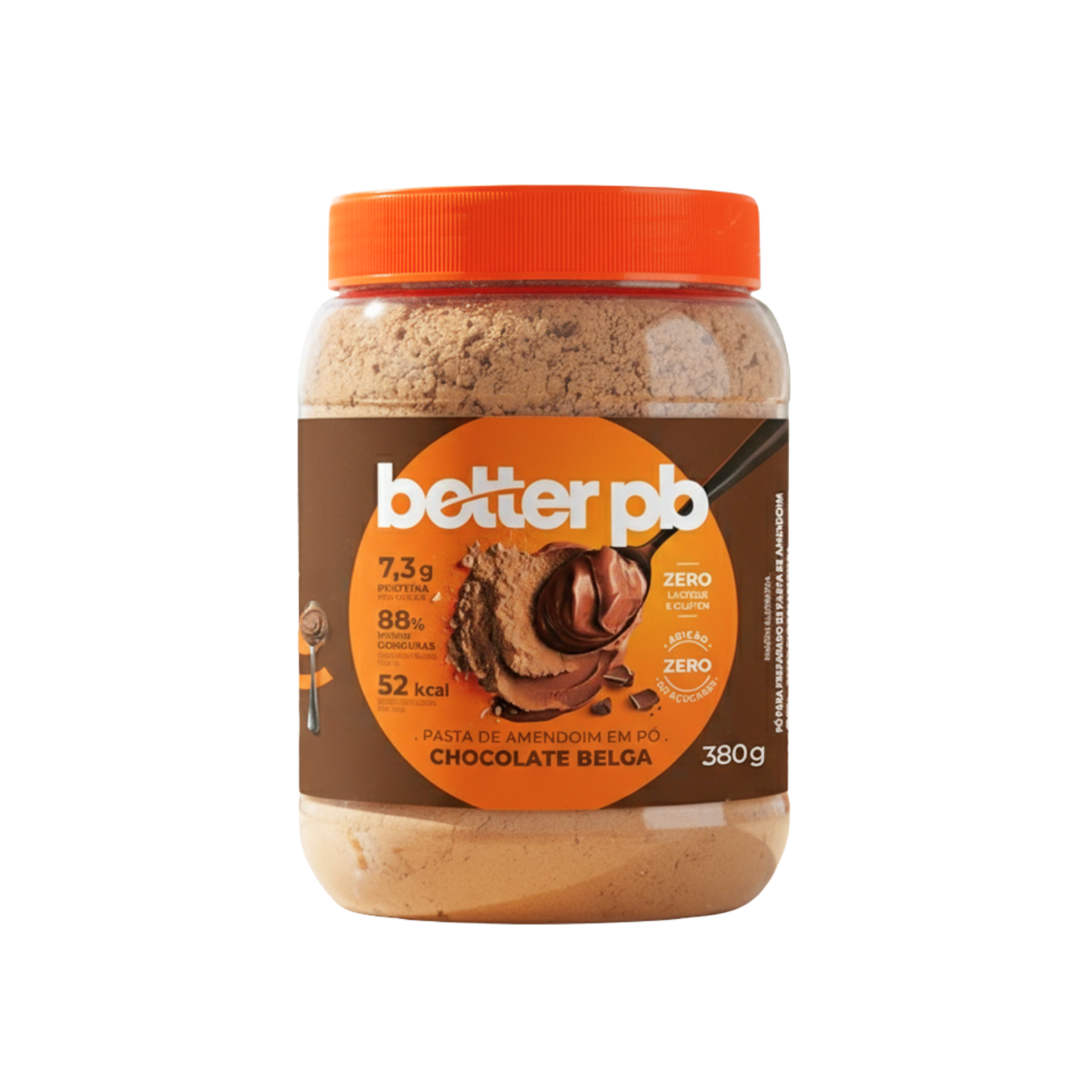 Pasta de Amendoim em Pó Chocolate Belga