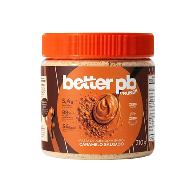 Pasta de Amendoim em Pó Crunch Caramelo Salgado - 210g