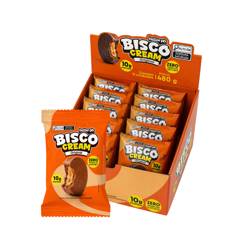 Biscocream Original 40g - 12un (parte do kit)