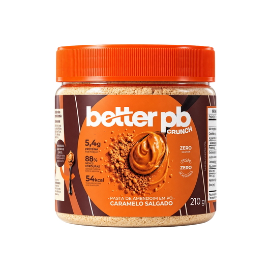 Pasta de Amendoim em Pó Crunch Caramelo Salgado - 210g