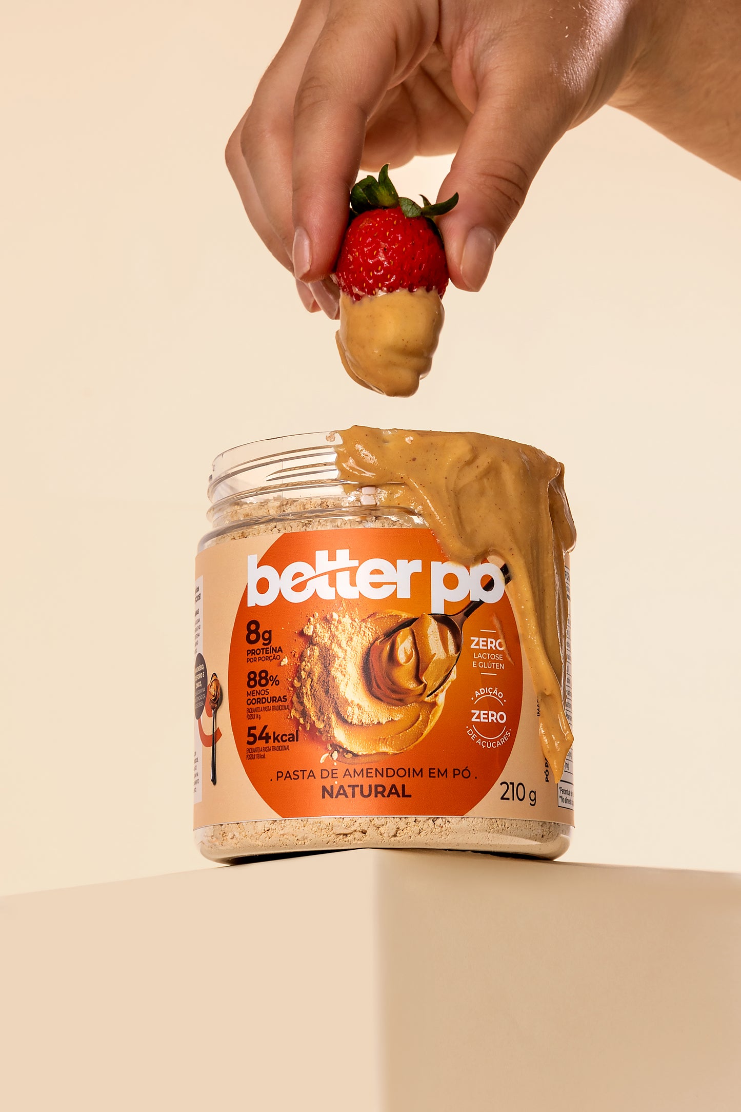 Pasta de Amendoim em Pó Natural