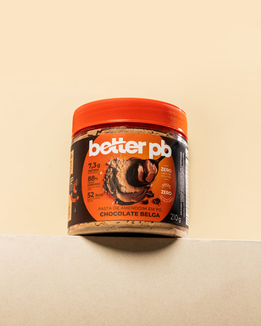 Pasta de Amendoim em Pó Chocolate Belga