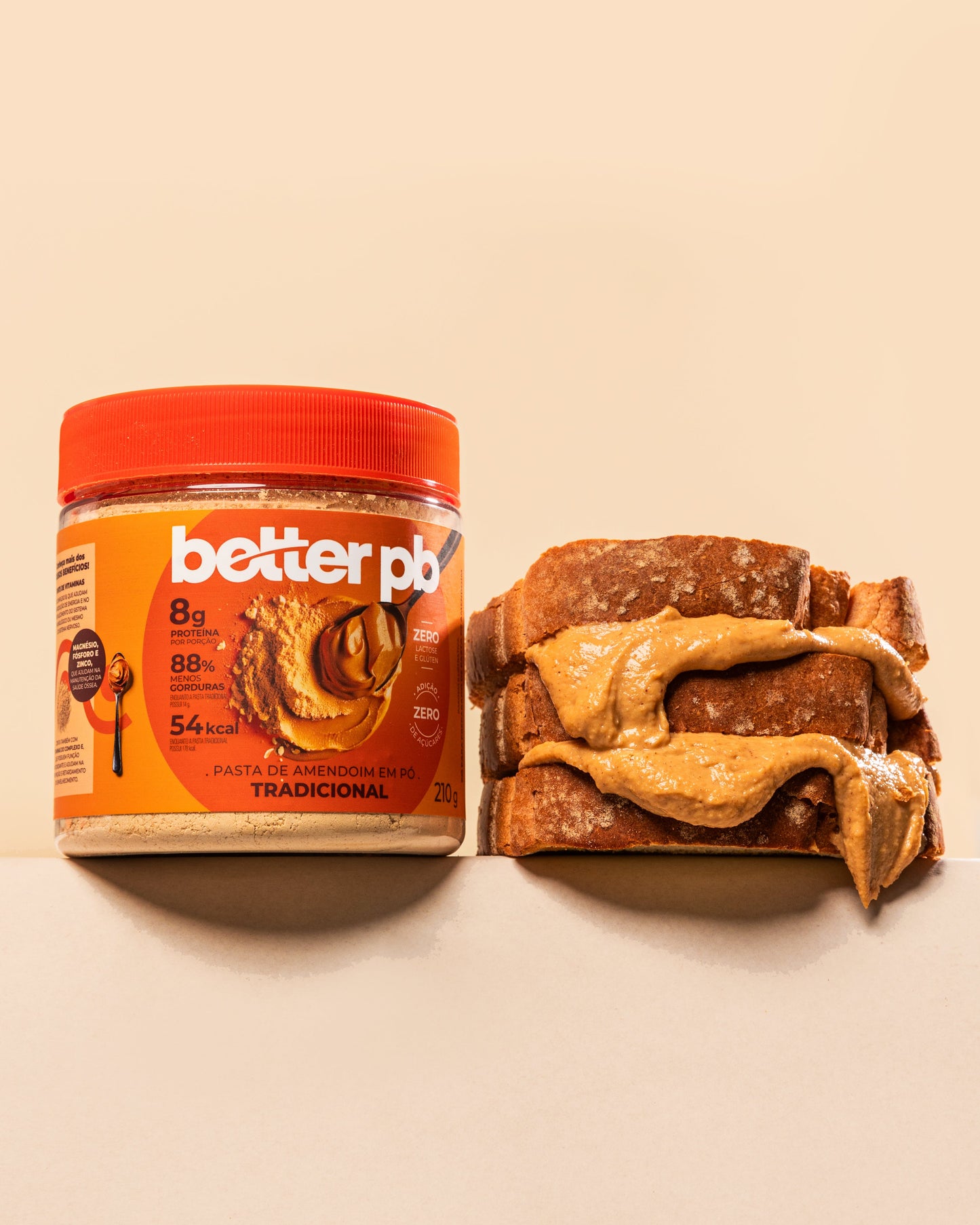 Pasta de Amendoim em Pó Tradicional