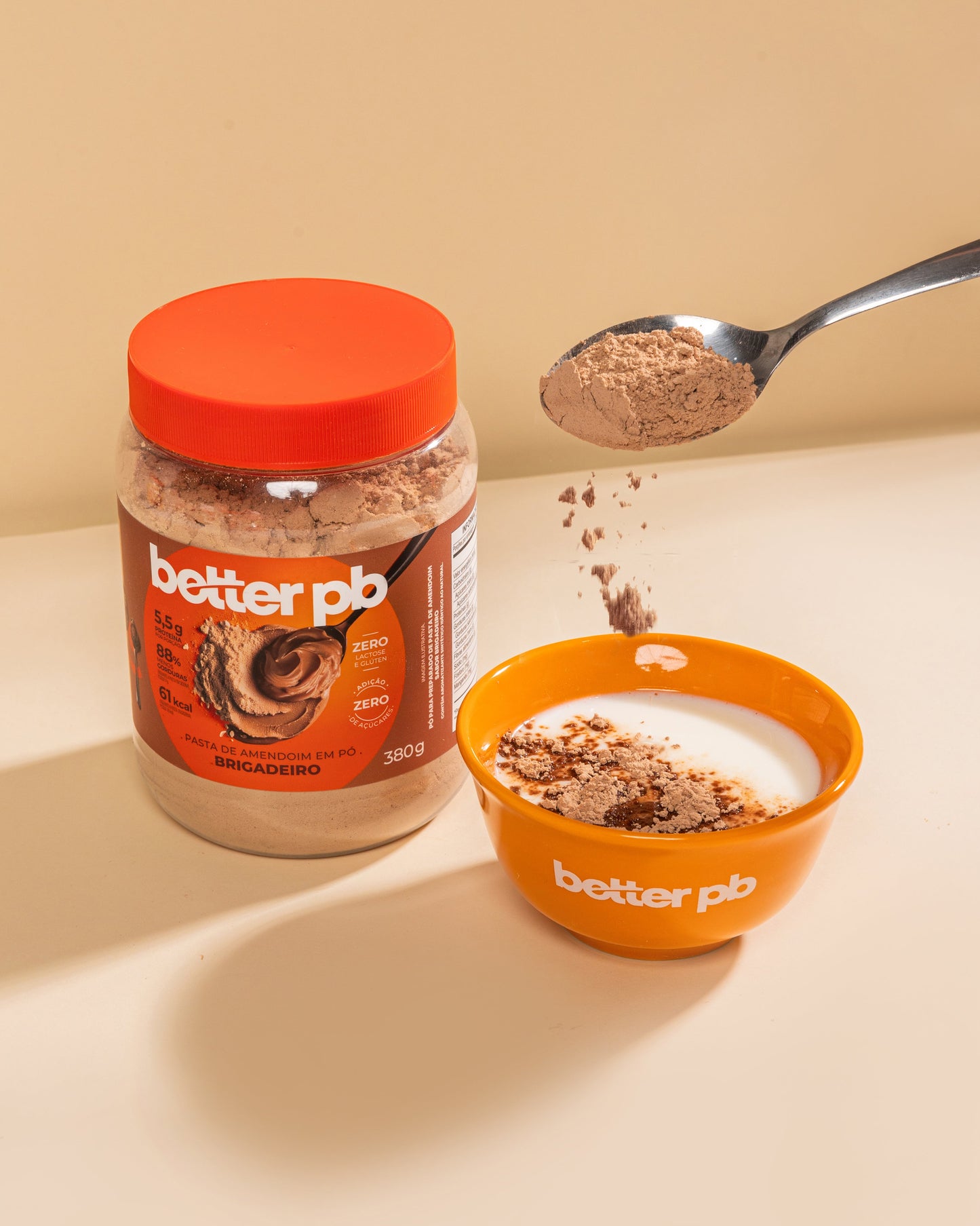 Pasta de Amendoim em Pó Brigadeiro