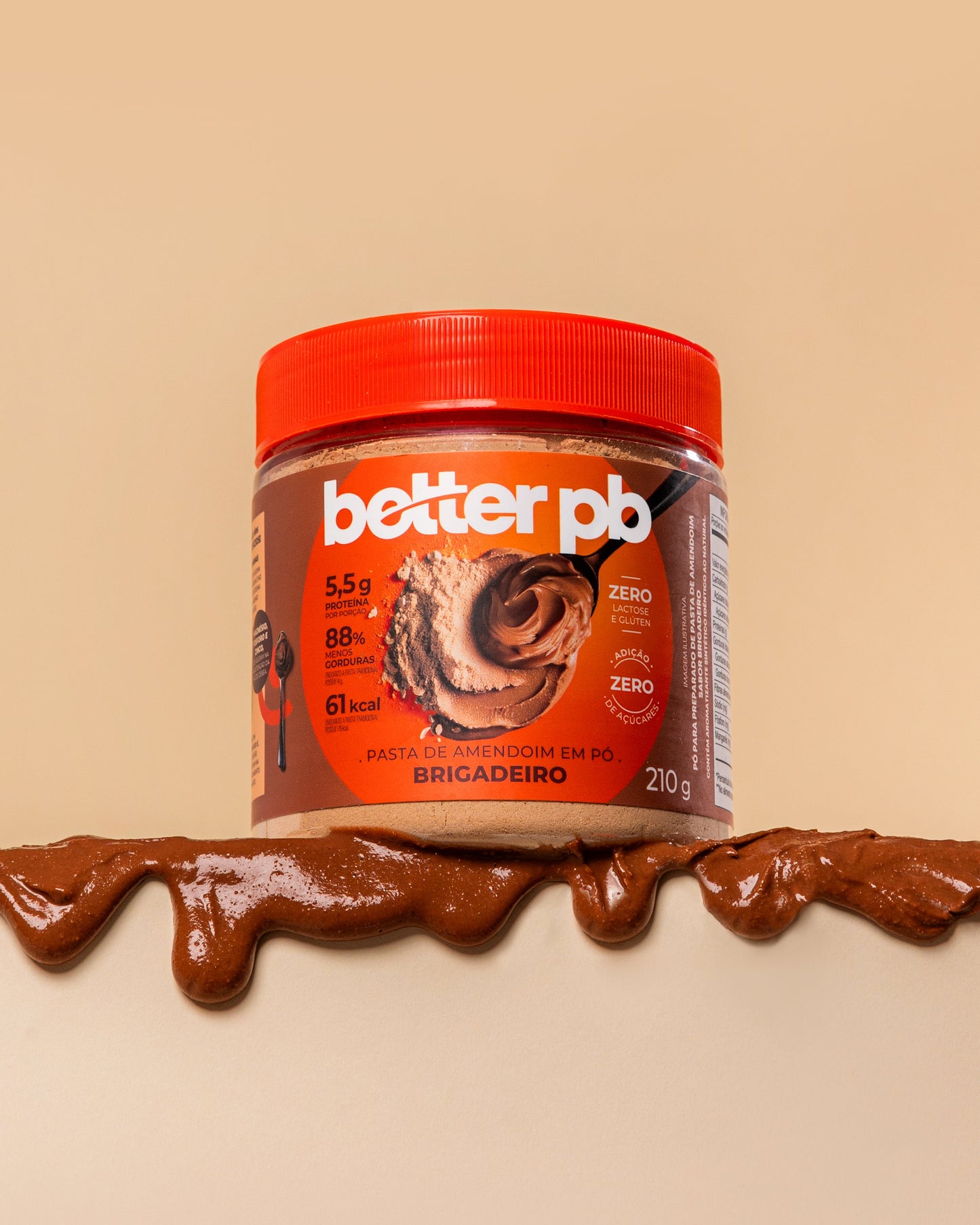 Pasta de Amendoim em Pó Brigadeiro